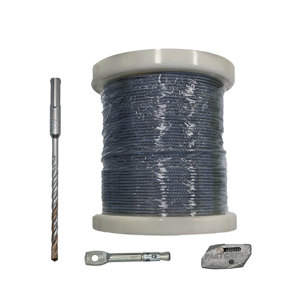 Fastcats Kit - Catenary Wire, Anchors & Locks